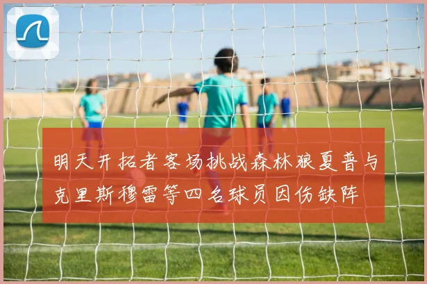 明天开拓者客场挑战森林狼夏普与克里斯穆雷等四名球员因伤缺阵